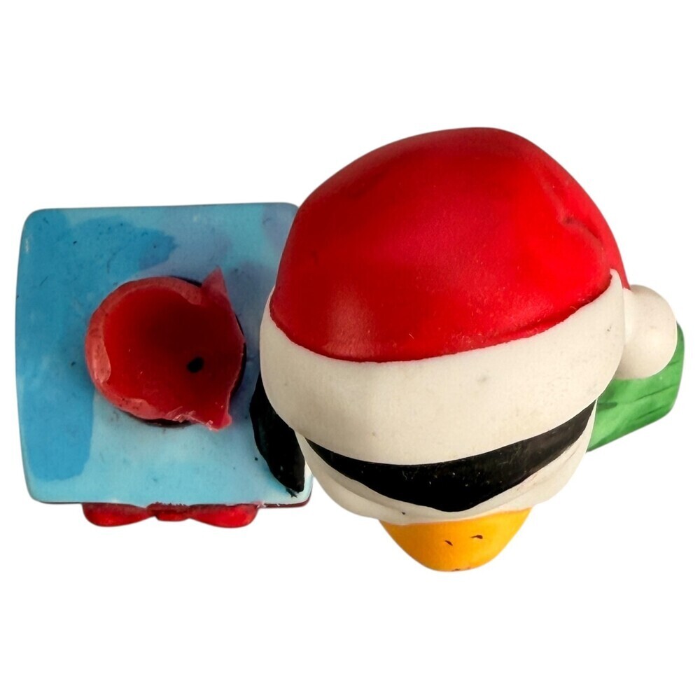 Christmas Candle Holders Set of 2 Mouse Penguin Holiday Friends Original Box - Picture 11 of 14